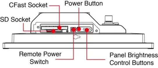 MOXA MPC-2121 Series Panel Computers - View