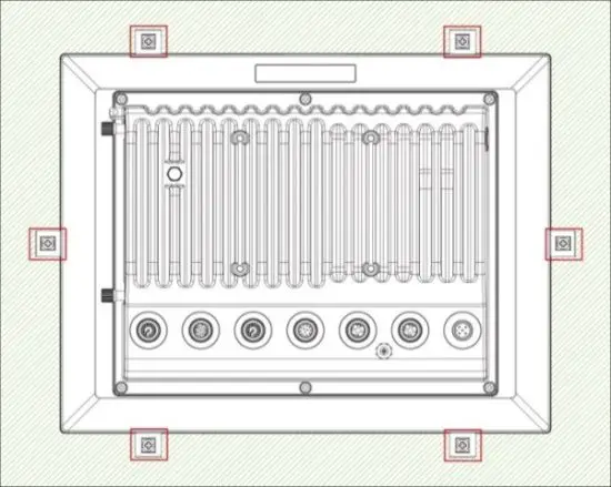 MOXA MPC-2121 Series Panel Computers - below