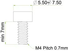 MOXA MPC-2121 Series Panel Computers - screws