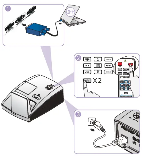 BenQ MX854UST Digital Projector Fig10