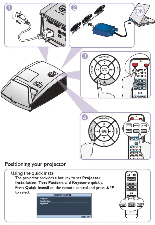 BenQ MX854UST Digital Projector Fig8