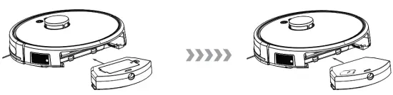 Dustbin release button