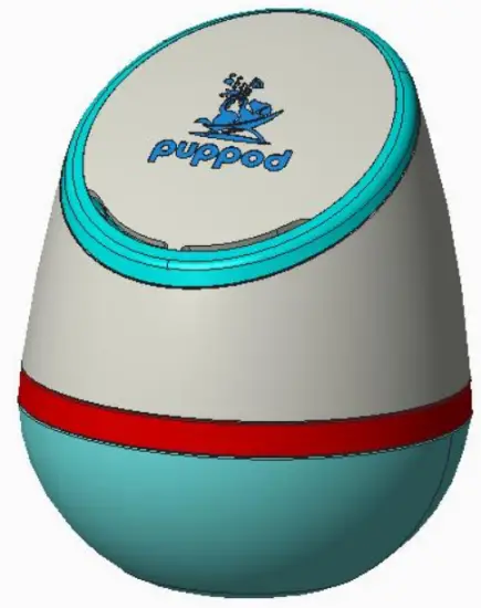 PUPPOD Puppod Rocker with Feeder