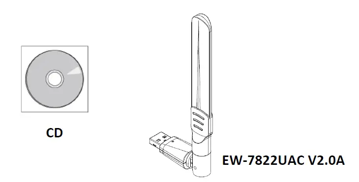 EDIMAX EW-7822UAC V2.0A 11ac 2T2R Wireless Dual-Band USB Adapter fig 2