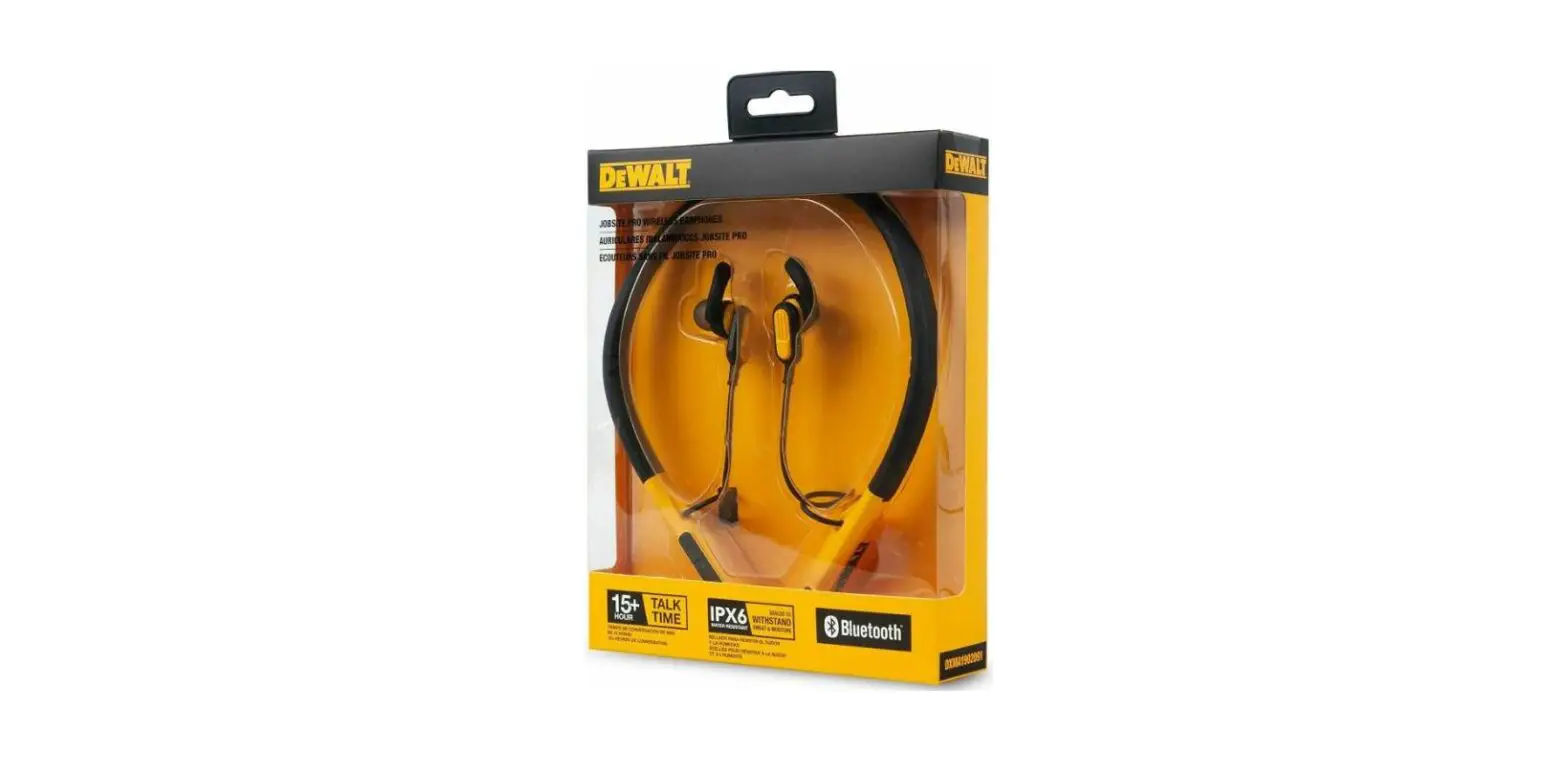 Dewalt Dxma1902091 Jobsite Pro Wireless Earphones Instruction Manual Dewalt Dxma1902091 Jobsite Pro Wireless Earphones Instruction Manual