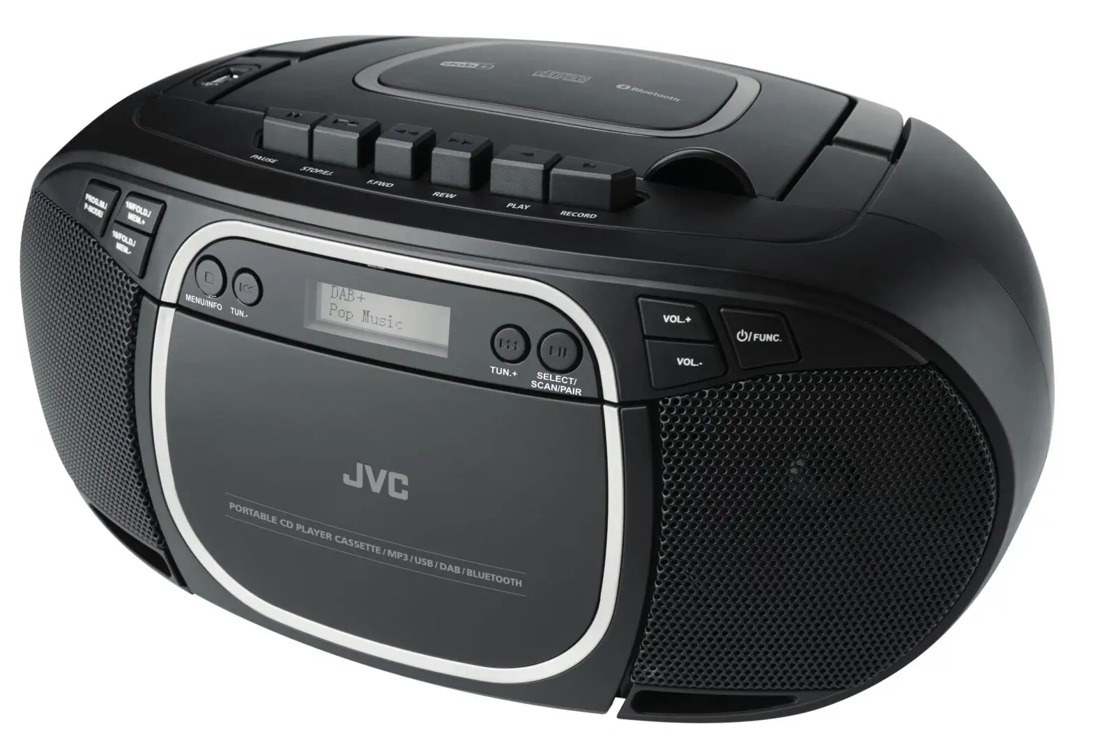 JVC RC E561B DAB Portable CD Player - Cover
