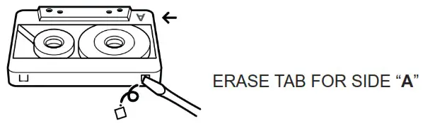 JVC RC E561B DAB Portable CD Player - PROTECTING RECORDING