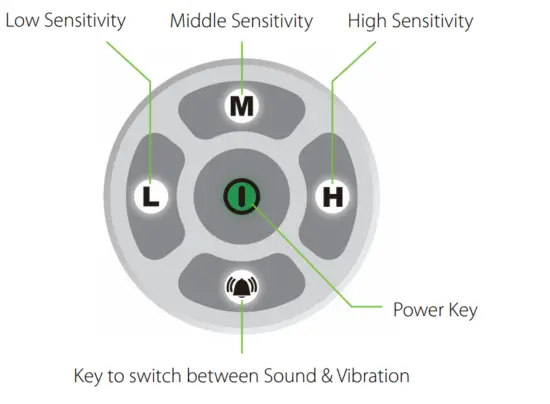 ZKTeco ZK-D300 Hand Held Metal Detector - FIG2