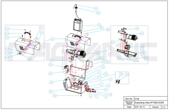 MAGMATIC EL MM CRISP Crisp Professional Dmx Snow Machine - Featured Image