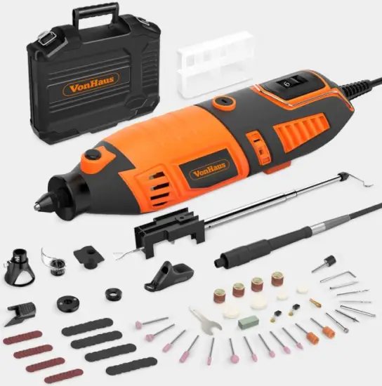 VonHaus 3500184 184PC Rotary Multitool and Accessories Set