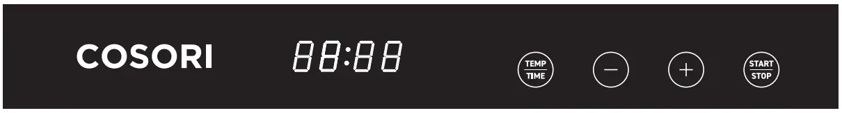 COSORI CP267 FD Premium Stainless Steel Food Dehydrator - display