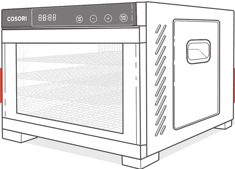 COSORI CP267 FD Premium Stainless Steel Food Dehydrator