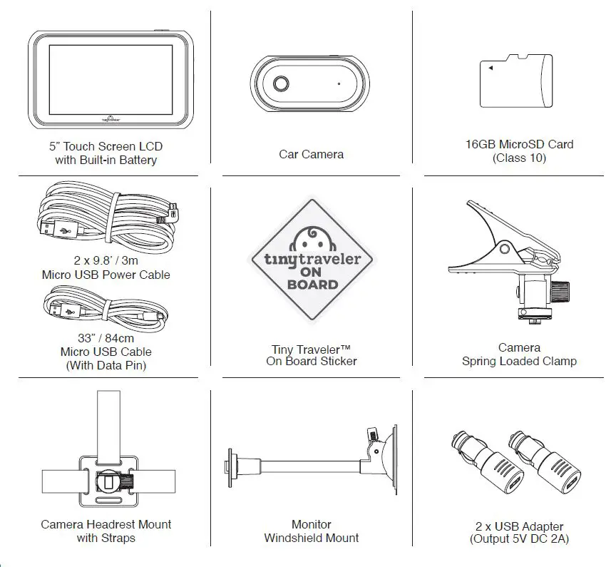 tinytraveler TT002B HD Wireless Baby Monitor For Your Car-FIG1