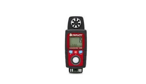 Triplett Em300 10-in-1 Environmental Meter With Airflow User Manual
