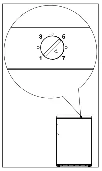 INVENTUM VR600 Freezer - temperature
