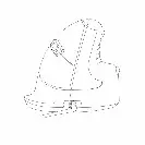 r go HE Ergonomic Break L Right Handed USB Wired Mouse