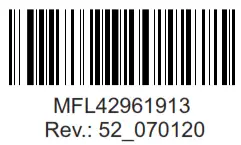 LG GL 175 Refrigerator - Bar Code