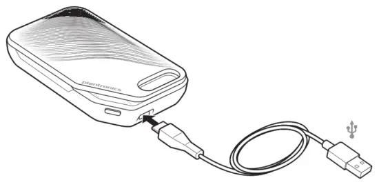 plantronics 206110 101 Voyager 5200 UC Wireless Headset - charger