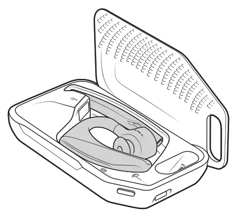 plantronics 206110 101 Voyager 5200 UC Wireless Headset - verview