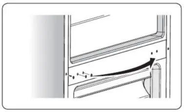 Hisense Bottom Mount Fridge Instruction Manual - Lie the refrigerator backwards