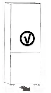 Hisense Bottom Mount Fridge Instruction Manual - Rollers Use