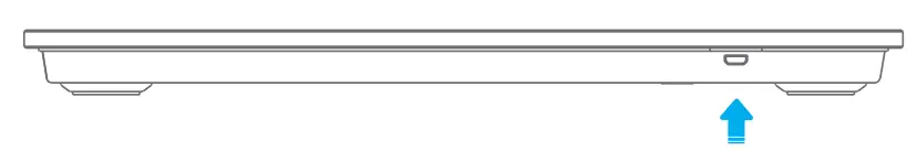 camry IF1010AR Smart Body Fat Scale - charging