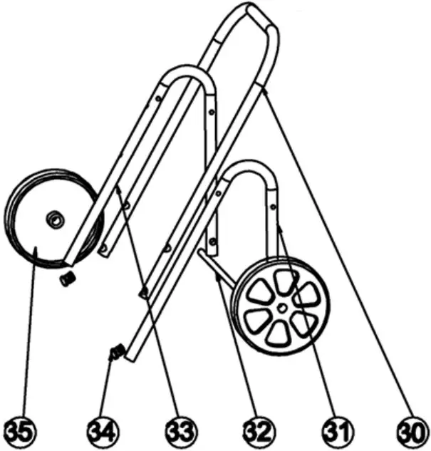 TROTEC Overview of spare parts TDS 120 R B