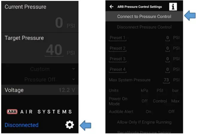 Smartphone App Setting