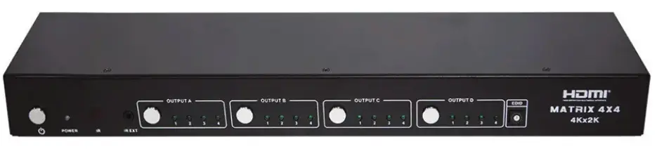 BLACKBIRD 4K 4×4 HDMI Matrix BLACKBIRD 4K 4×4 HDMI Matrix