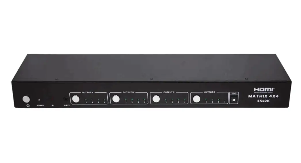 Blackbird 4k 4x4 Hdmi Matrix User Guide