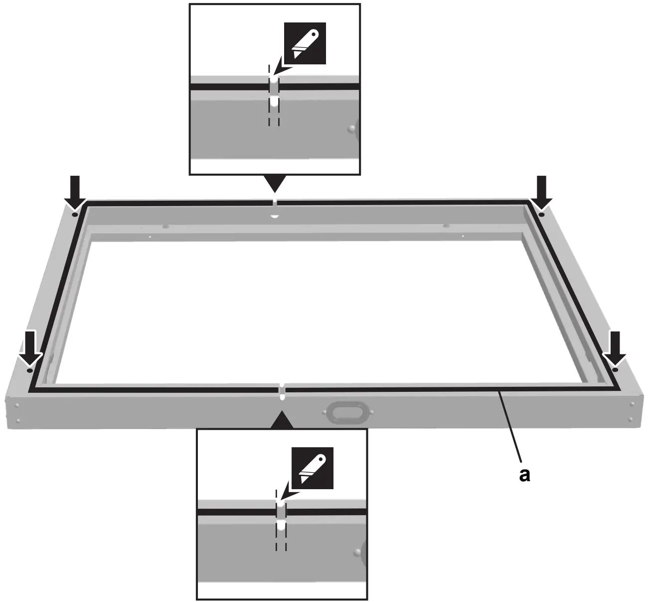 Installing the base frame