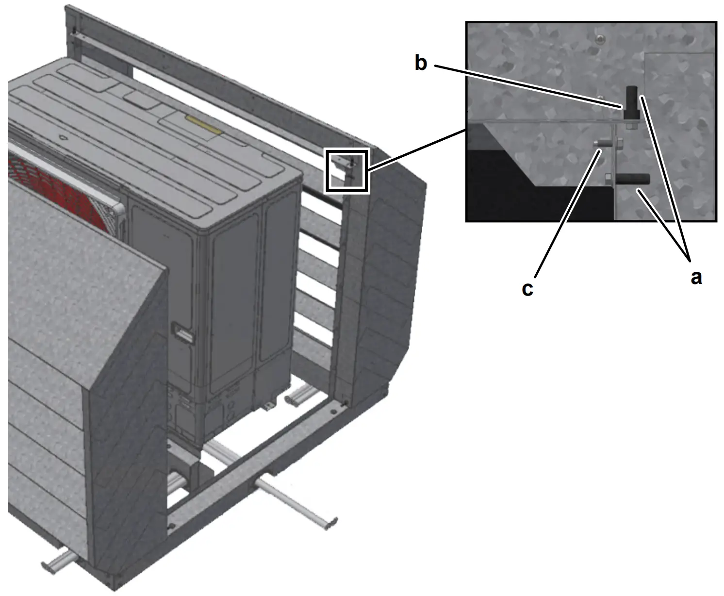 DAIKIN EKLN140A1 Low Sound Enclosure Instruction Manual installing the slats