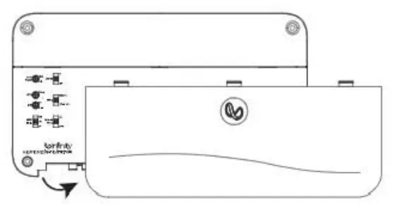 Infinity Reference 10001A Mono Subwoofer Amplifier - panel cover
