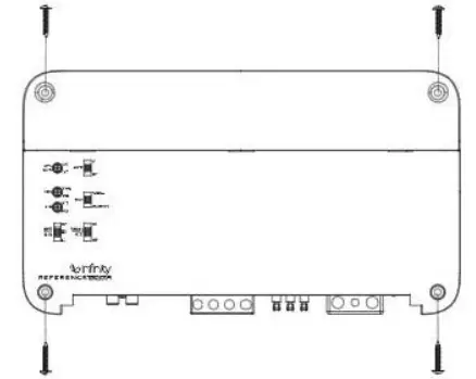 Infinity Reference 10001A Mono Subwoofer Amplifier - panel cover1
