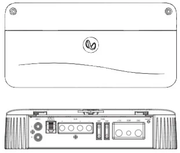 Infinity Reference 10001A Mono Subwoofer Amplifier