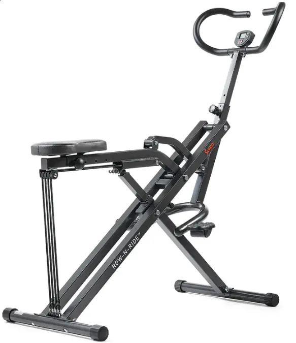 SUNNY HEALTH FITNESS 077PLUS ROW-N-RIDE PLUS Assisted Squat Machine