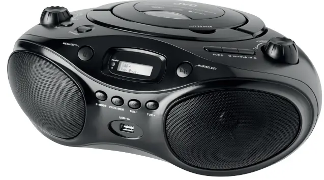 JVC RD-E661W-DAB-RD-E661B-DAB Portable CD Player-PRODUCT