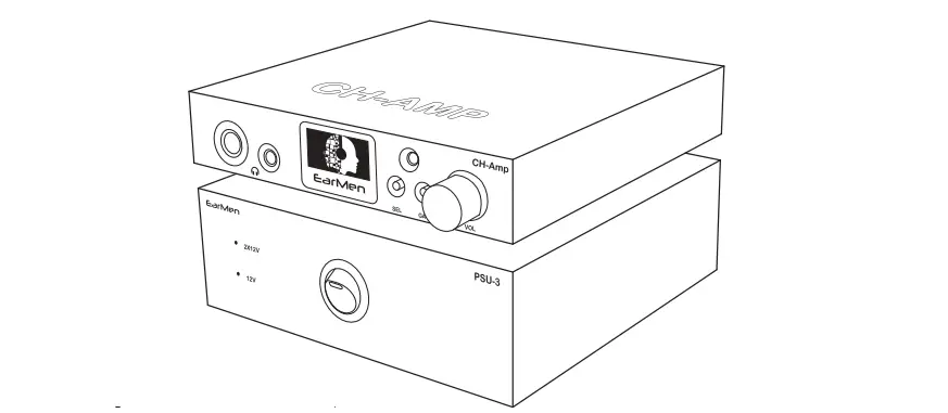 Earmen Psu-3 Ch-amp Desktop Headphone Amplifier User Manual