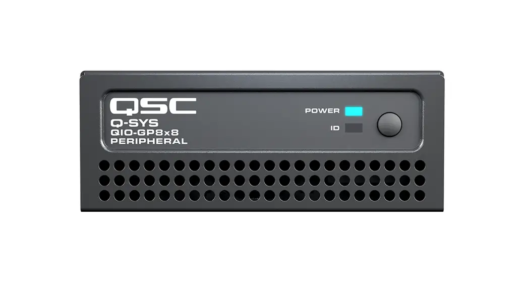 Qsc Qio-gp8x8 Qio Series Network Control Input Or Output Expanders User Manual