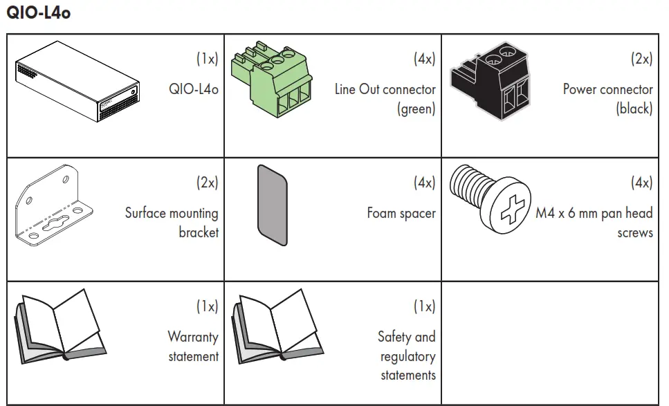 QSC QIO GP8x8 QIO Series Network Control Input or Output Expanders - fig 1