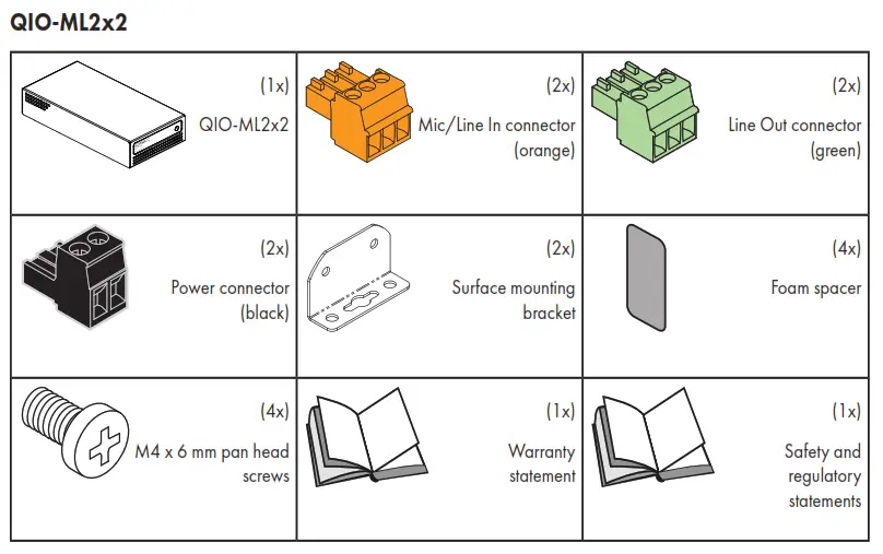 QSC QIO GP8x8 QIO Series Network Control Input or Output Expanders - fig 2
