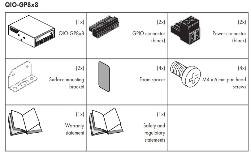 QSC QIO GP8x8 QIO Series Network Control Input or Output Expanders - fig 3