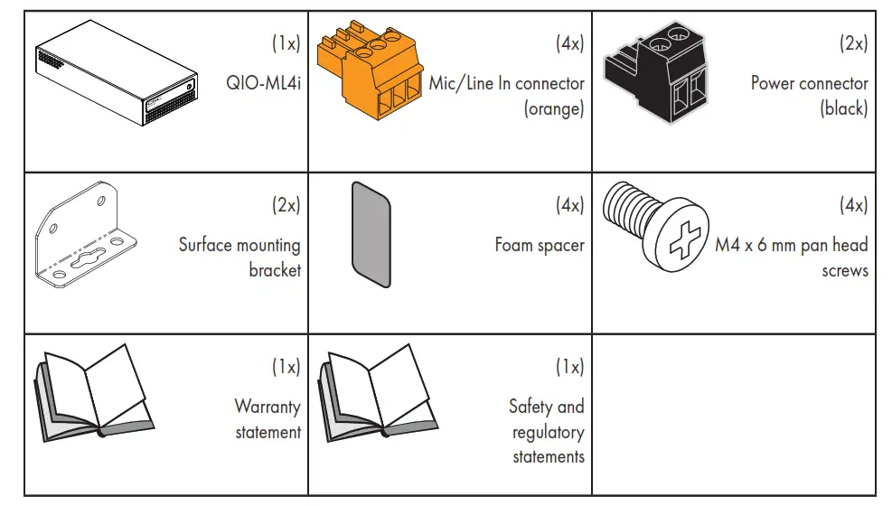 QSC QIO GP8x8 QIO Series Network Control Input or Output Expanders - fig