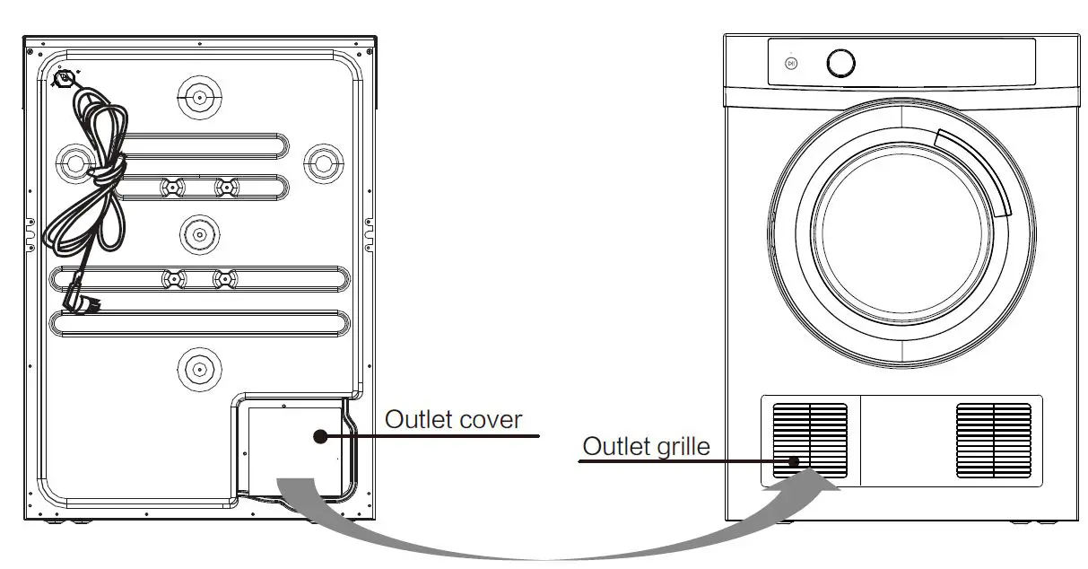 Haier HDV70A1 Vented Clothes Dryer 4
