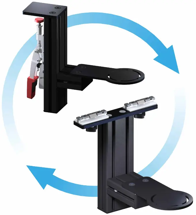 MONSTERTECH 05470002 Table Mount to Rail Mount Conversion