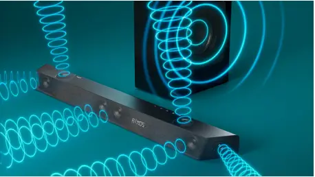 PHILIPS Channel Soundbar with wireless subwoofer B1