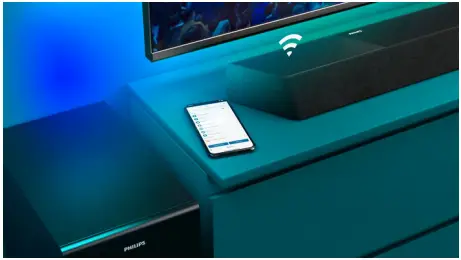 PHILIPS Channel Soundbar with wireless subwoofer B7