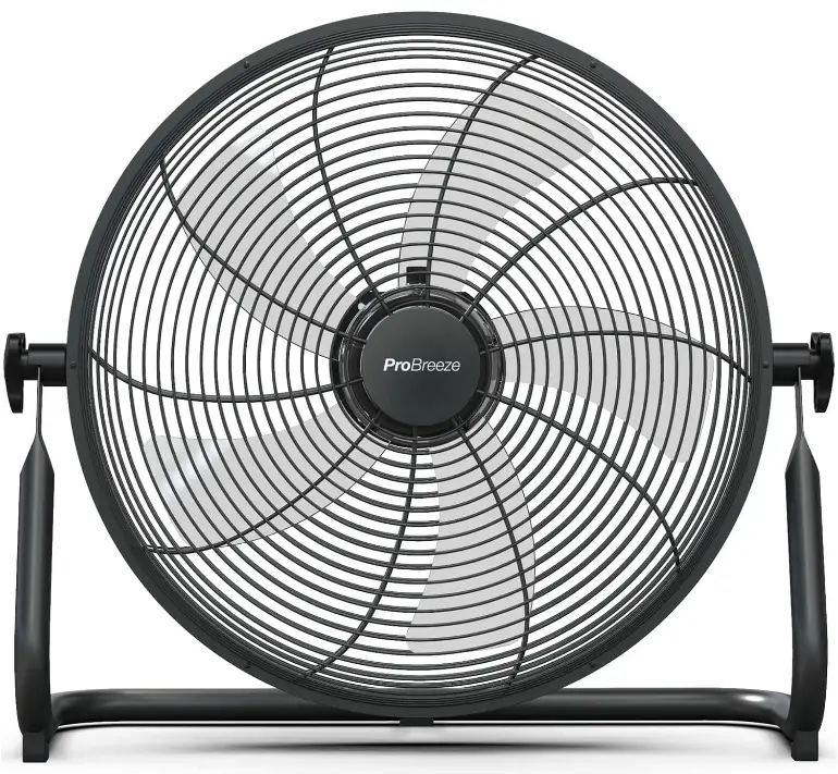 ProBreeze PB-F10, PB-F11 12 and 16 Inch Rechargeable Floor Fan