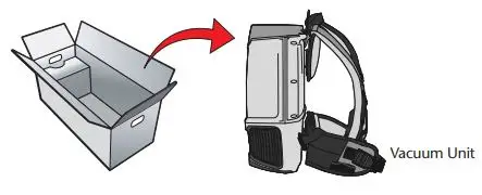 ProTeam TEA-107308 Super Coach Pro 6 Quart Backpack Vacuum Cleaner User Manual - What's in the box