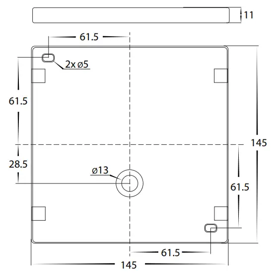 HAVIT Lightning HV3276T BLK 12V Virsma Step Light - Diagram